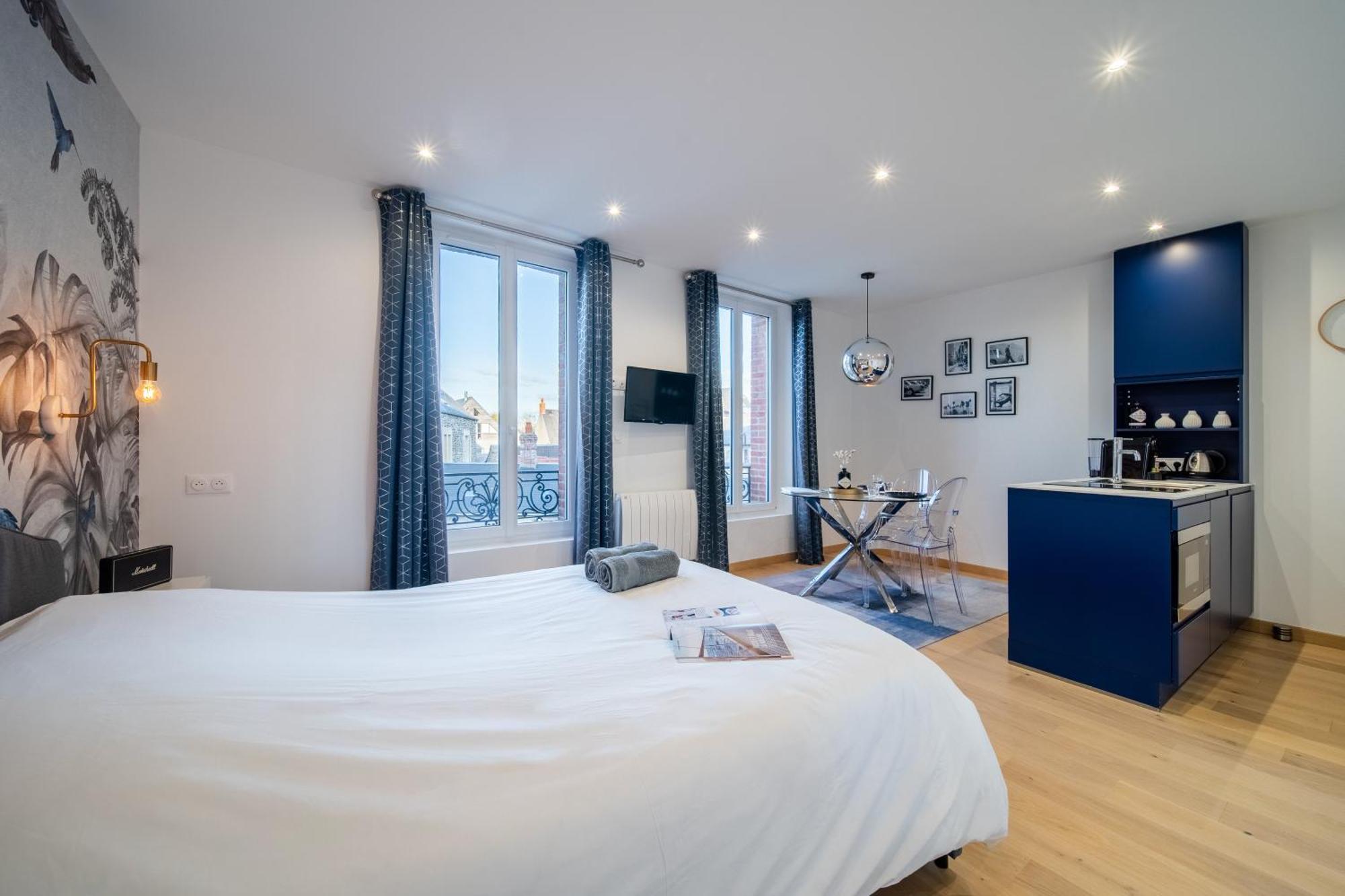 Appart 2 Personnes A 50M Des Commerces & Mer Barneville-Carteret Bagian luar foto